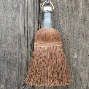 Old Vintage Wire Wrapped Handle Whisk Broom Miniature Crumb Dusting Brush